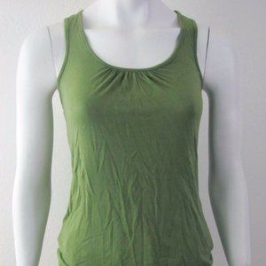 MINE Green summer sun beach day blouse tank top shirt Sz S M